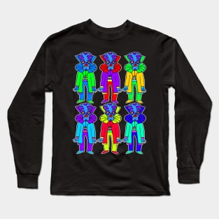 6 Alien Vampires Long Sleeve T-Shirt